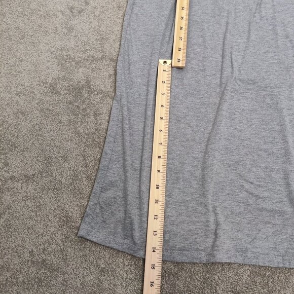 LC Waikiki Women's Short Sleeve Maxi Dress in Silver Gray Size EU 40 Casual - Picture 10 of 12